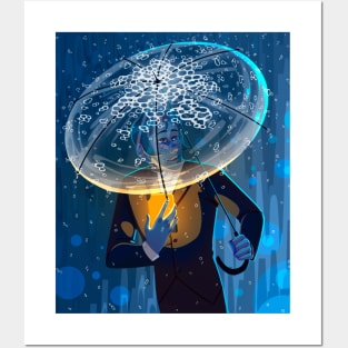 Lance in the rain Posters and Art